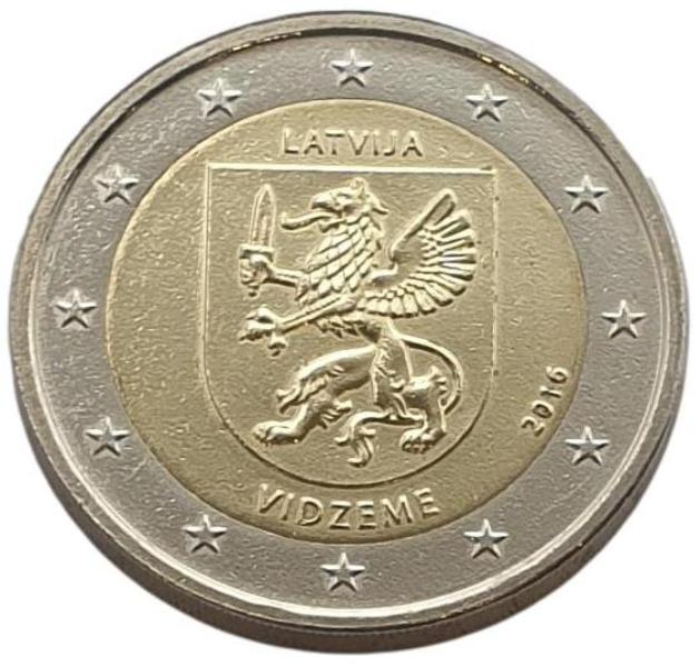 Lettonie - 2 euros 2016 B, non circulée