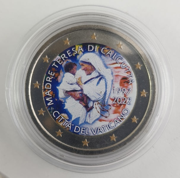 Vatican - 2 euros 2022, couleur, non circulé