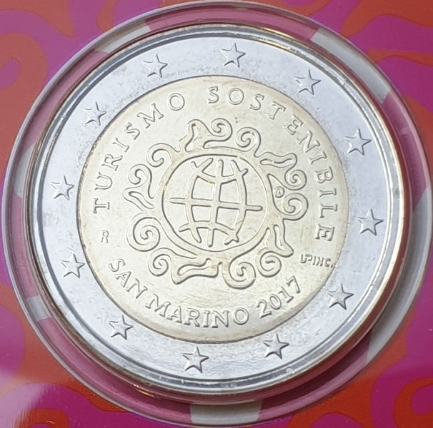 Saint-Marin - 2 euros 2017, Année internationale, (Carte à pièces)