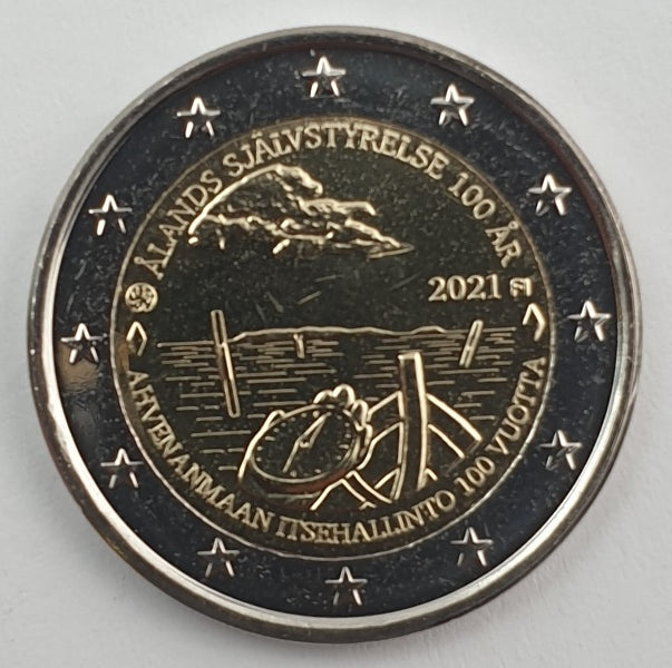 Finlande - 2 euros 2021 B, non circulée