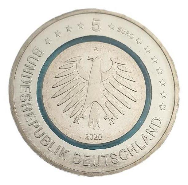 Allemagne - 5 euros 2020, Zone polaire, non circulée