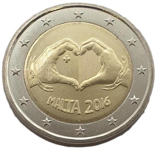 Malte - 2 euros 2016 A, non circulée