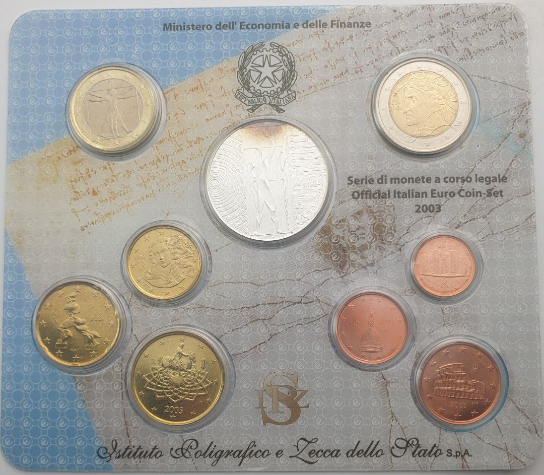 Italie - Coffret Euro 2003