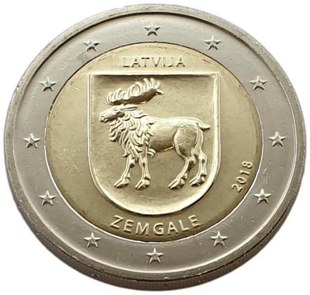 Lettonie - 2 euros 2018 B, non circulée