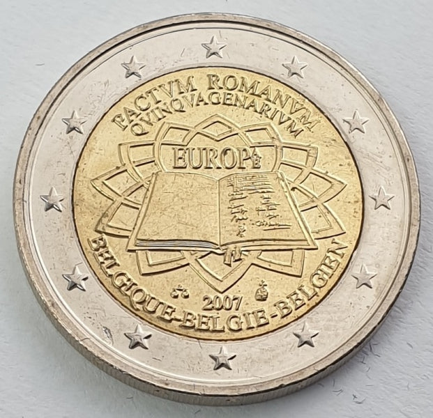 Belgique - 2 euros (50 ans du traité de Rome 2007), non circulé