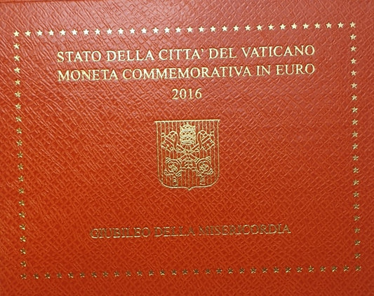 Vatican - 2 euros 2016, Jubilé de la Miséricorde, (Carte-pièce)