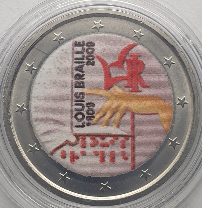 Italie - 2 euros 2009, couleur, non circulée
