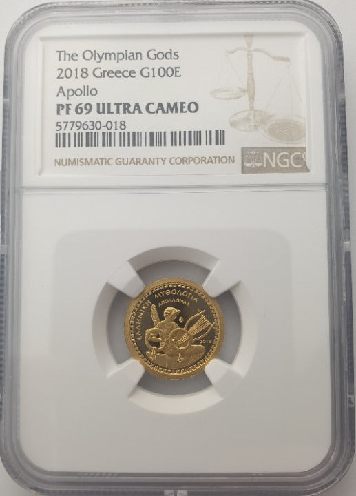 Grèce - 100 Euro 2018 (PF 69 ULTRA CAMEO), Apollo