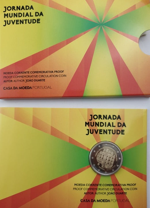 Portugal - 2 Euro 2023, Journées Mondiales de la Jeunesse Lisbonne, PREUVE