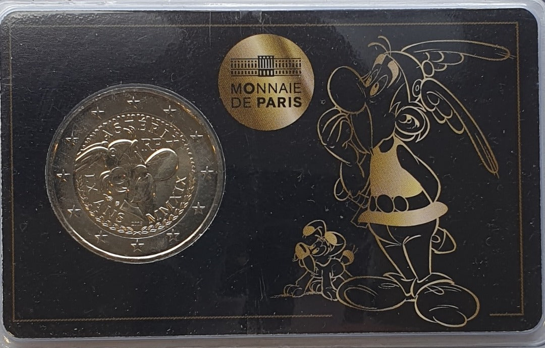 France - 2 Euro 2019, Astérix, (Carte à pièces)