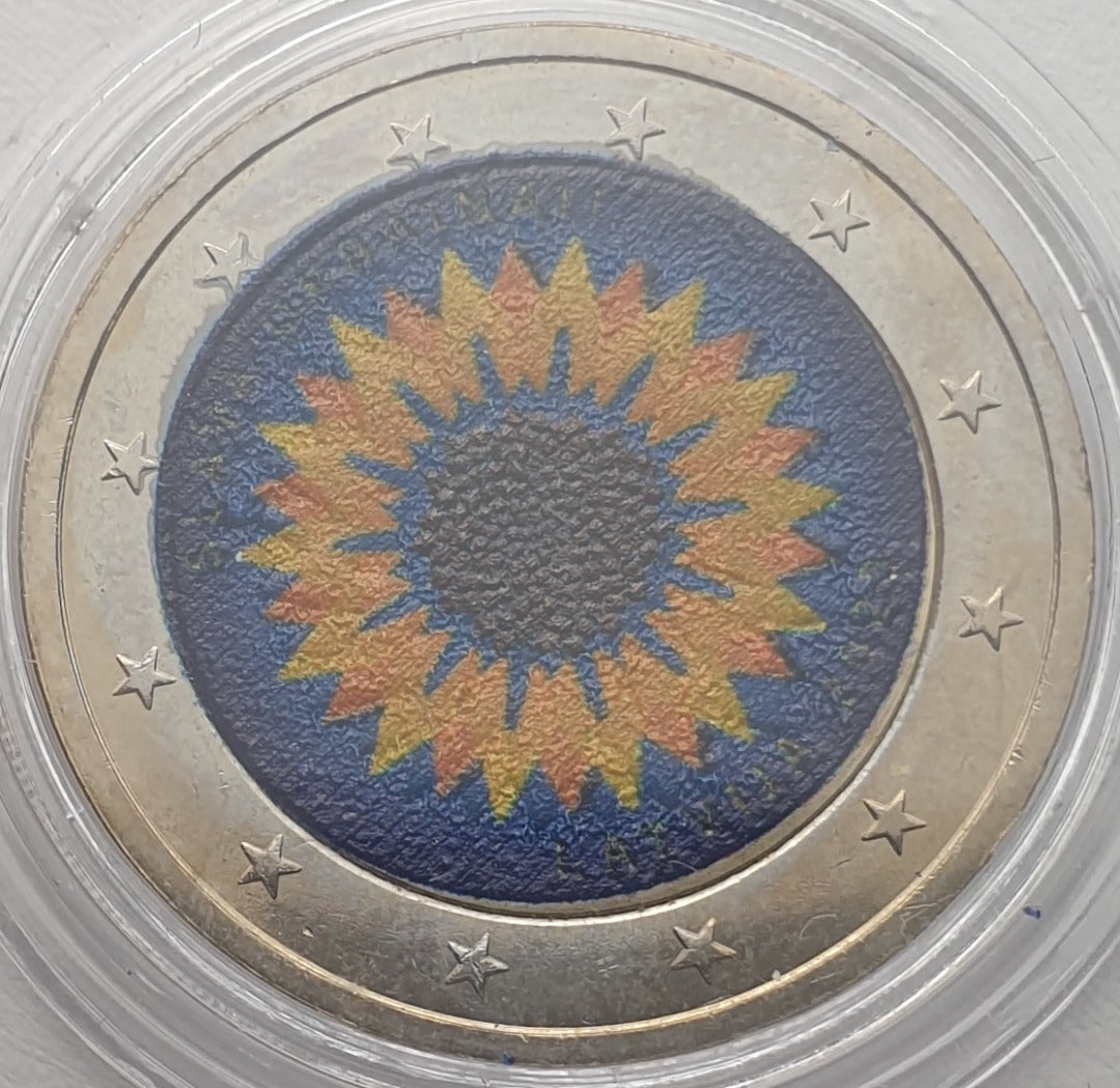 Lettonie - 2 euros 2023, couleur, non circulée