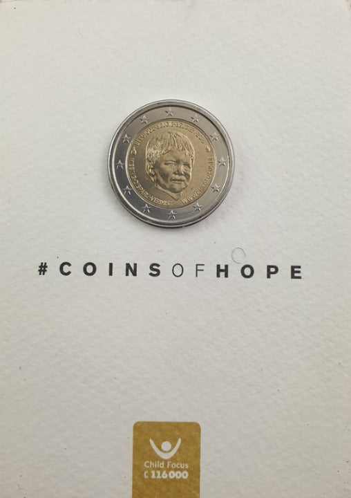 Belgique - 2 euros 2016, Garde d'enfants, (Carte à pièces)