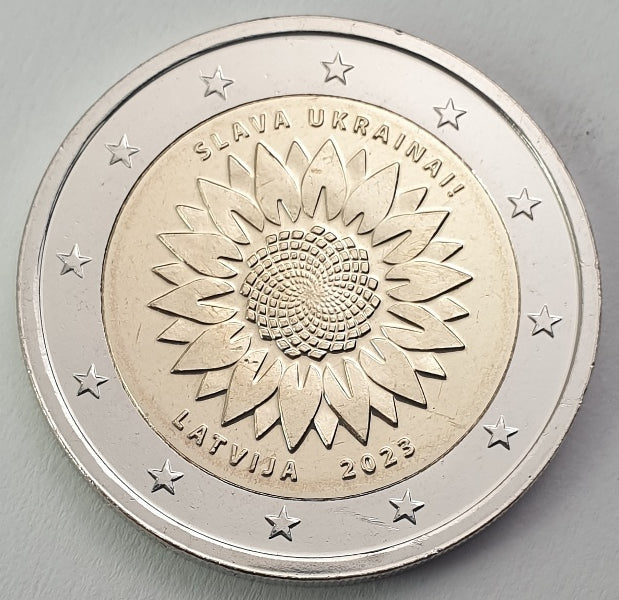 Lettonie - 2 euros 2023, non circulée