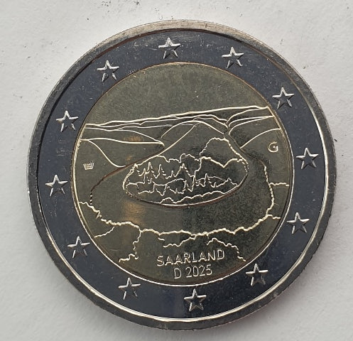 Allemagne - 2 Euro 2025 A, (G)