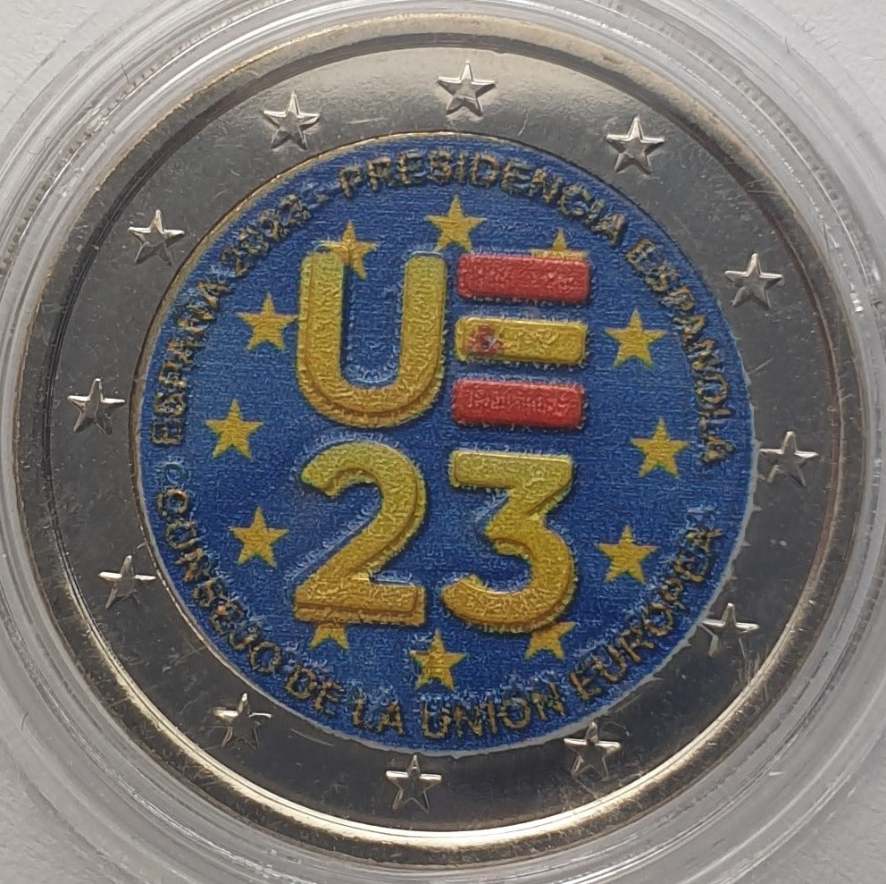 Espagne - 2 euros 2023 B, couleur, non circulée