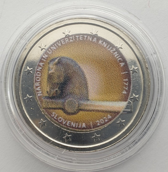 Slovénie - 2 Euro 2024, Université, Couleur
