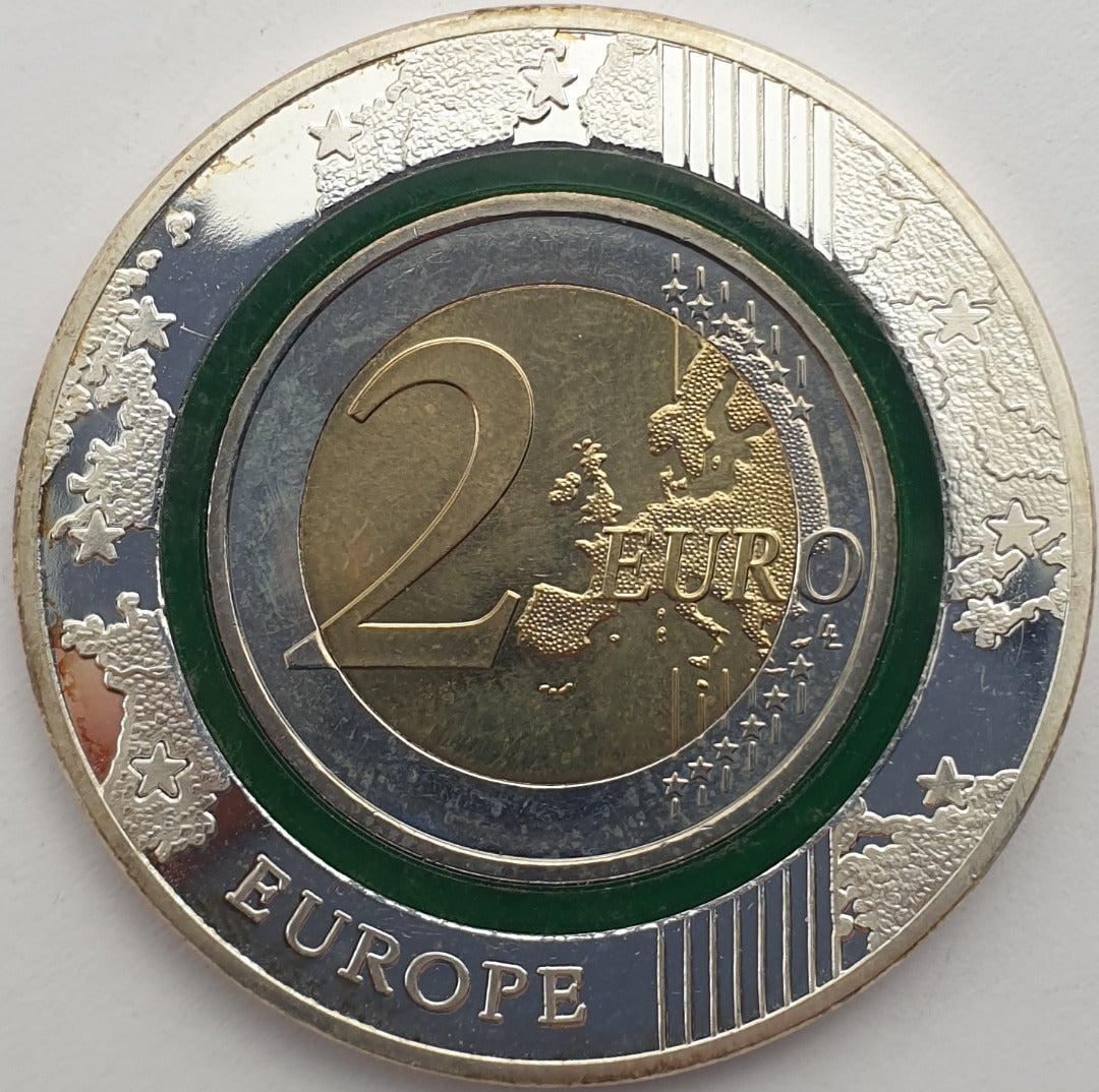 Allemagne - 2 euros 2017 D, étui vert argenté