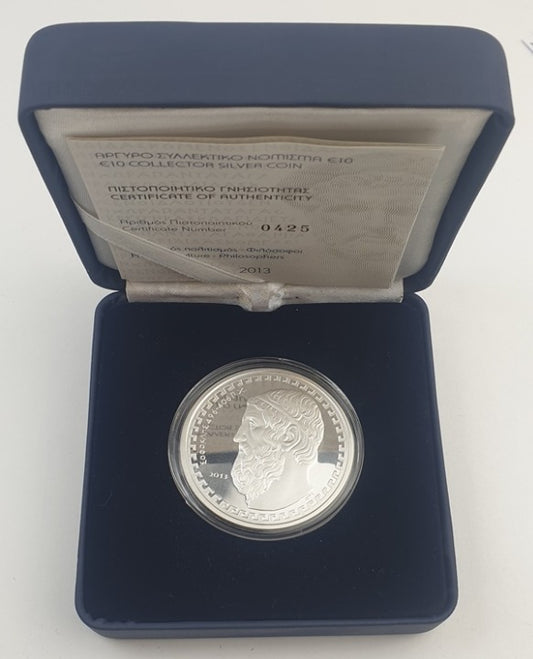 Grèce - 10 euros 2013, Sophocle, Argent Belle Épreuve