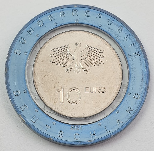 Allemagne - 10 Euro 2021, Sur l'eau