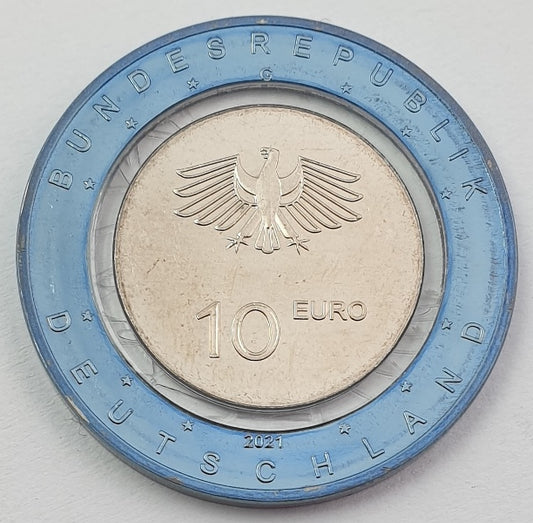 Allemagne - 10 Euro 2021, Sur l'eau
