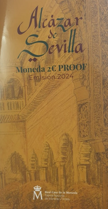 Espagne - 2 Euro 2024, Alcázar de Séville, PROOF
