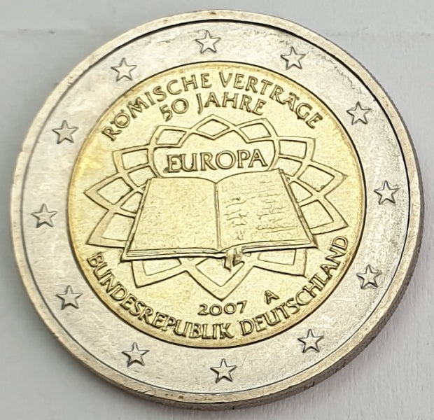 Allemagne - 2 euros (50 ans du traité de Rome 2007 A), non circulé