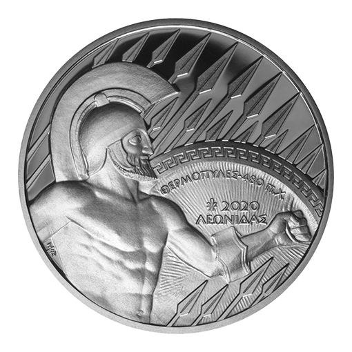Grèce - 10 euros 2020, Thermopyles, Argent pur