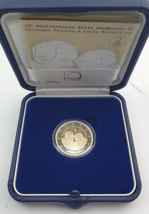 Italie - 2 Euro 2022, 30 ans depuis la mort de Giovanni Falcone et Paolo Borsellino, PREUVE