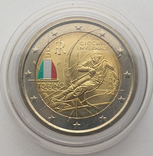 Italie - 2 Euro 2006, Jeux olympiques d'hiver de Turin, Couleur