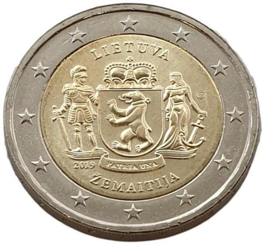 Lituanie - 2 euros 2019 B, non circulée