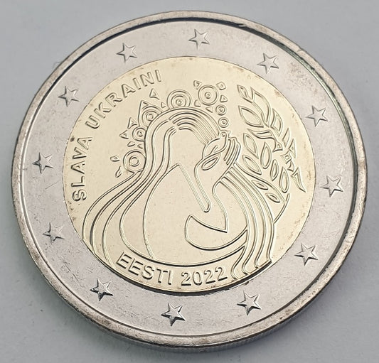 Estonie - 2 euros 2022 B, non circulée