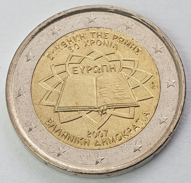 Grèce - 2 euros (50 ans du traité de Rome, 2007), non circulé