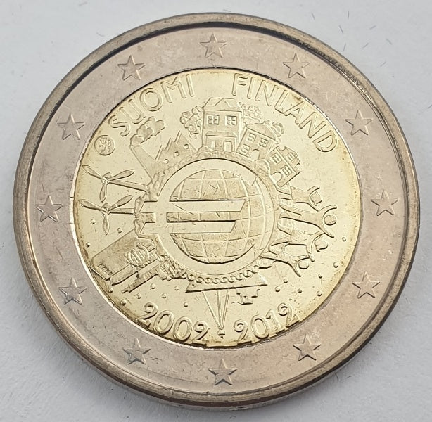 Finlande - 2 euros (Dix ans de l'euro 2002-2012), non circulé