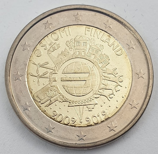 Finlande - 2 euros (Dix ans de l'euro 2002-2012), non circulé