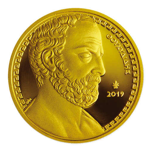 Grèce - 200 euros 2019, Thucydide, épreuve en or