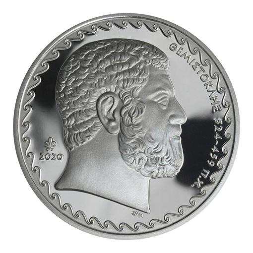 Grèce - 10 euros 2020, Thémistocle, Argent Belle Épreuve