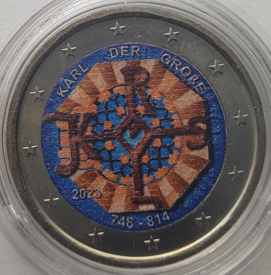 Allemagne - 2 euros 2023 B, couleur, non circulée