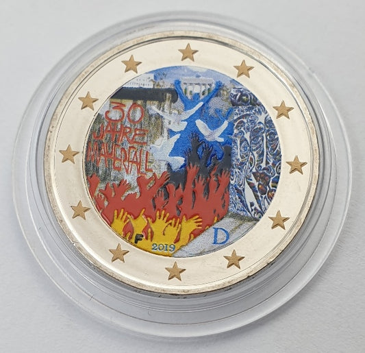 Allemagne - 2 euros 2019 F, couleur, non circulée