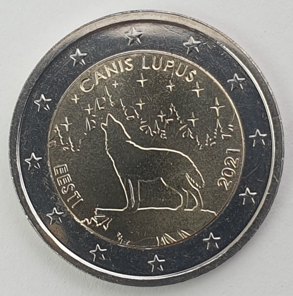 Estonie - 2 euros 2021 B, non circulée