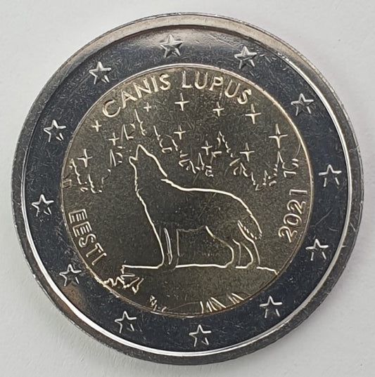 Estonie - 2 euros 2021 B, non circulée