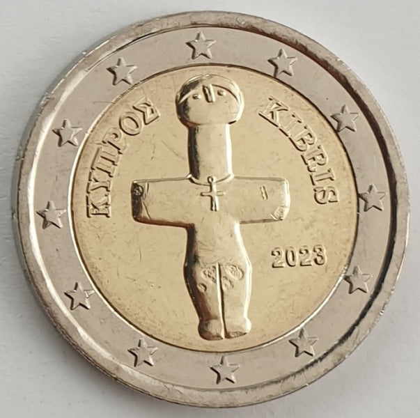 Chypre - 2 euros 2023 B, non circulée