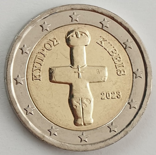 Chypre - 2 euros 2023 B, non circulée