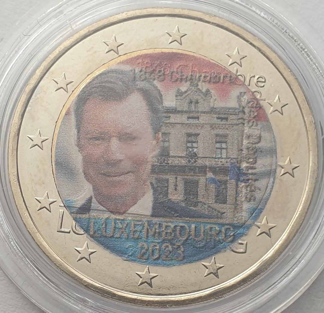 Luxembourg - 2 euros 2023, couleur, non circulée