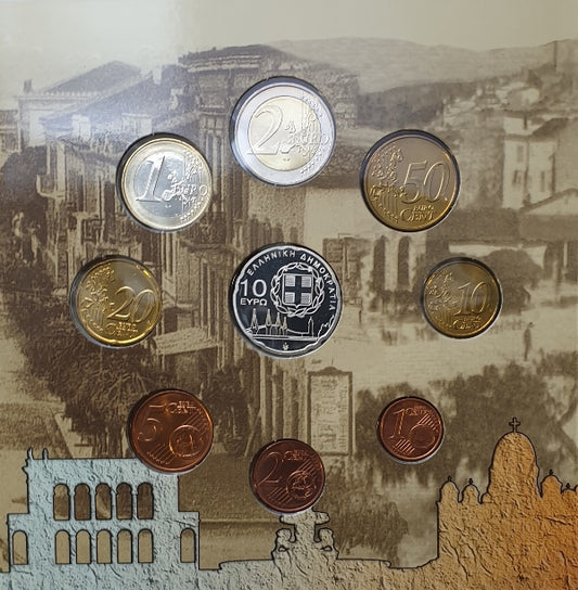 Série Euro - Patras 2006 + Pièce en argent