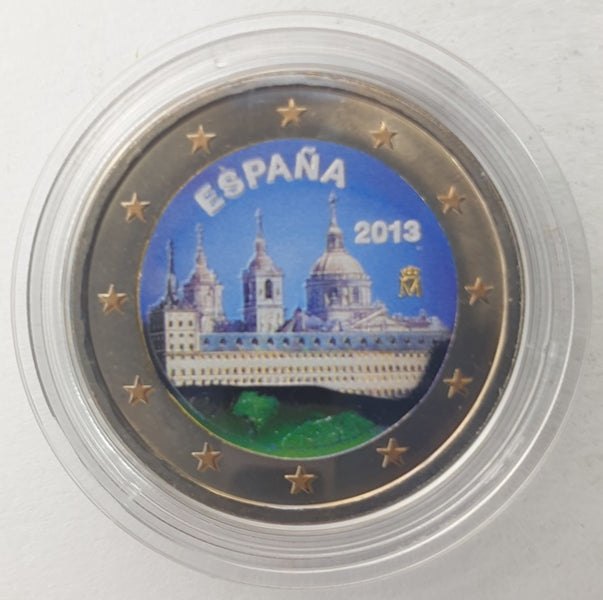 Espagne - 2 euros 2013, couleur, non circulée