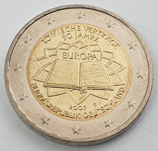 Allemagne - 2 euros (50 ans du traité de Rome 2007 F), non circulé