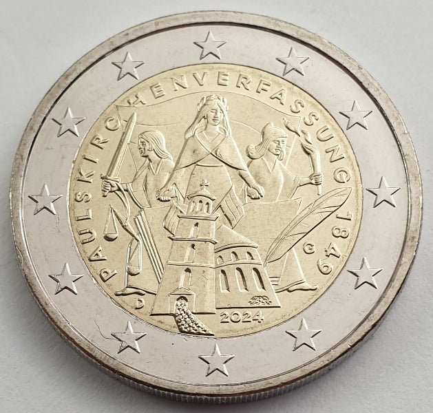 Allemagne - 2 euros 2024 B, (G), non circulé