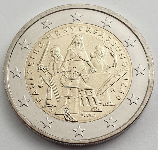 Allemagne - 2 euros 2024 B, (G), non circulé