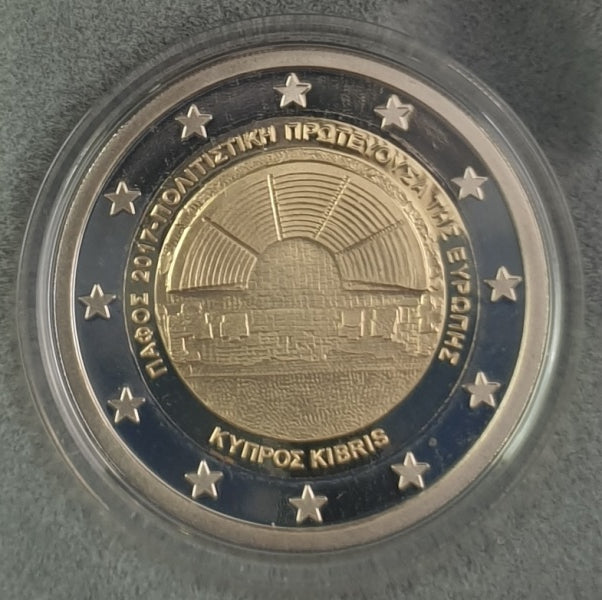 Chypre - 2 Euro 2017, Capitale européenne de la culture, PREUVE