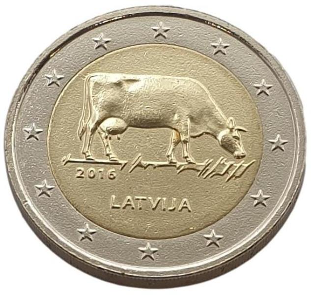 Lettonie - 2 euros 2016 A, non circulé